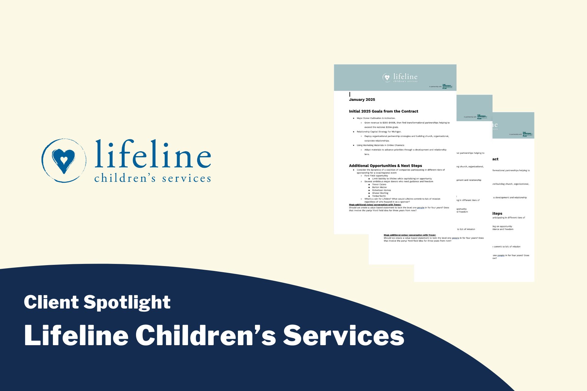 Client Spotlight: Lifeline Children’s Services