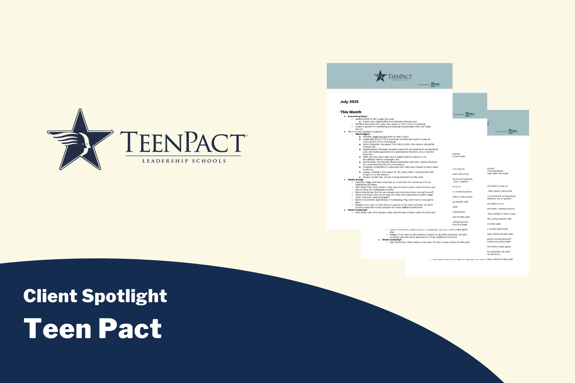 Client Spotlight: TeenPact